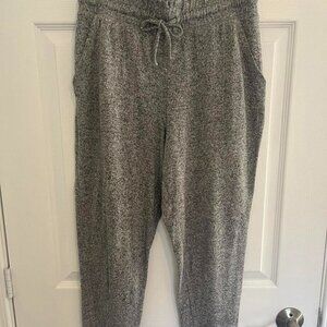 Aerie Soft Lightweight Grey Joggers Drawstring High‎ Waisted Comfort Loungewear